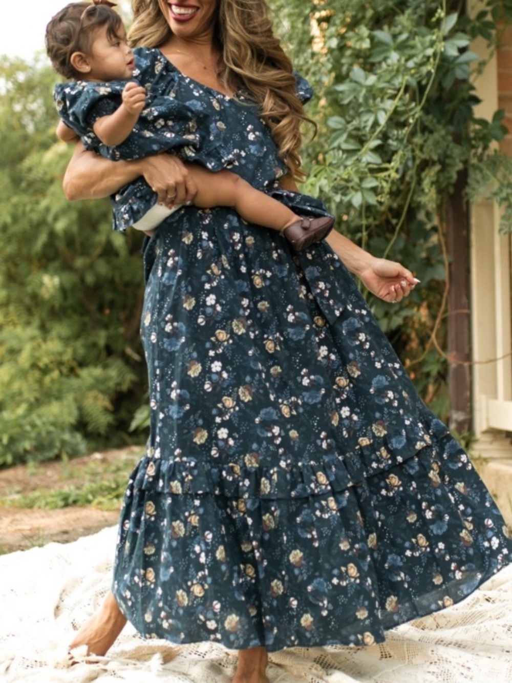 Ivy City Co. Antoinette Maxi Dress in Fall Floral